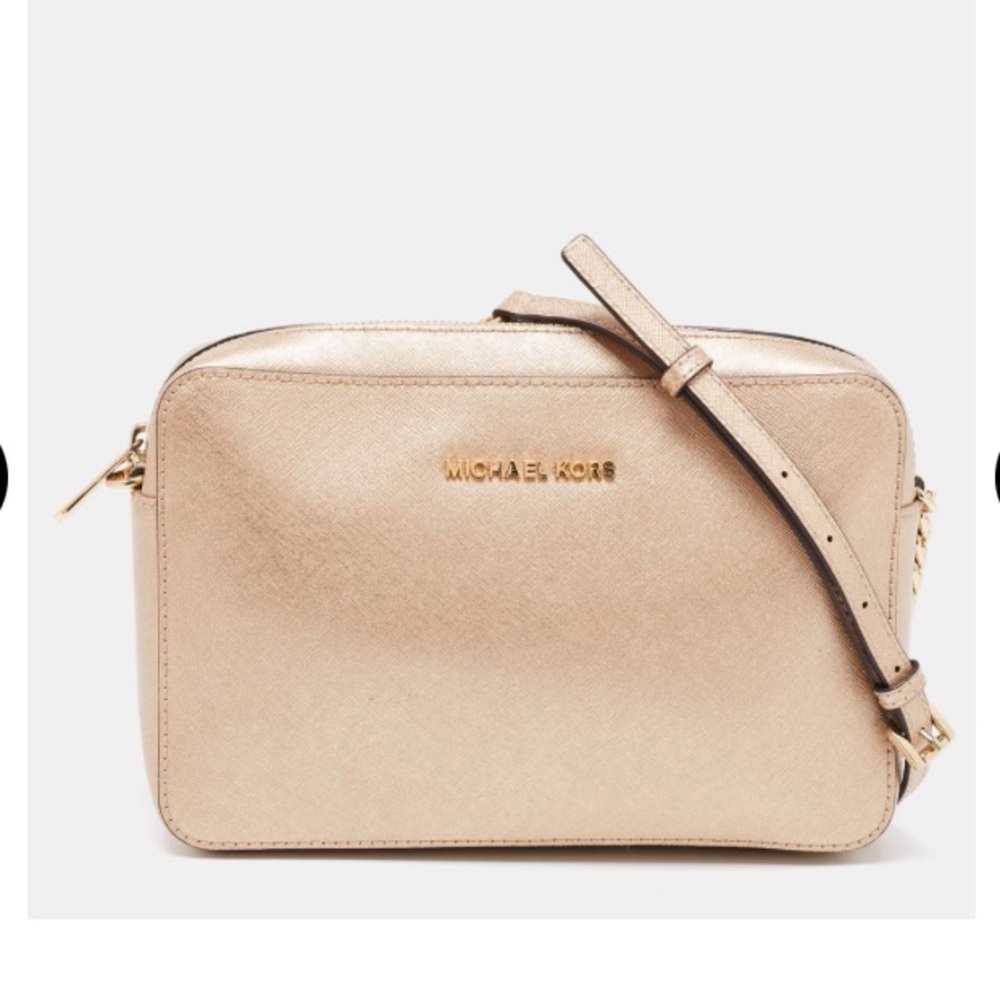 Michael Kors Gold Crossbody Bag